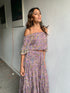 Lavender Silk Set Top and Skirt